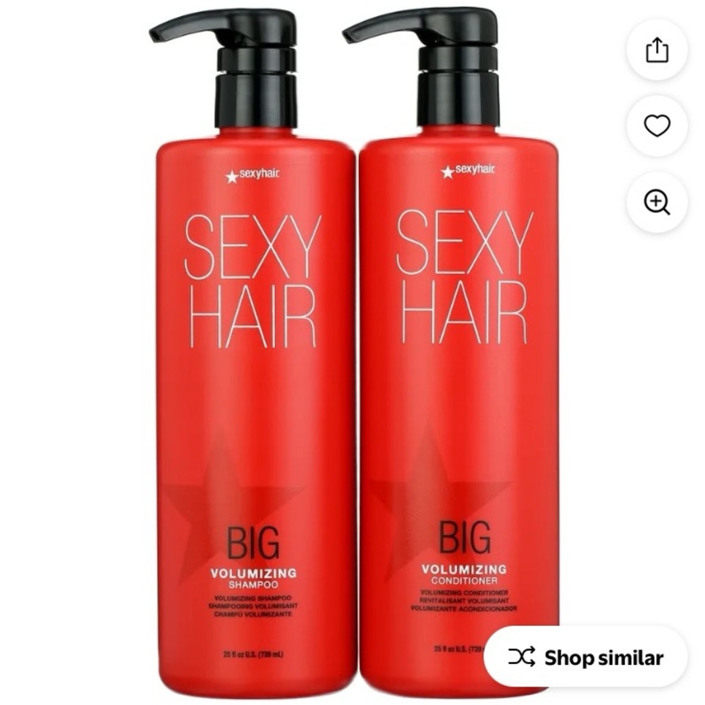 Red Volumizing Shampoo and Conditioner Set